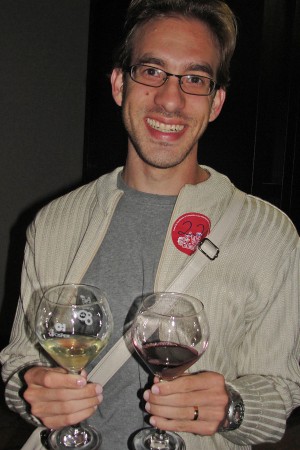 Degustação de sucos e vinhos